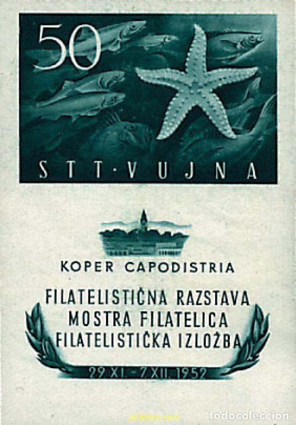 Sellos: 52939 MNH TRIESTE Zona B 1952 EXPOSICION FILATELICA