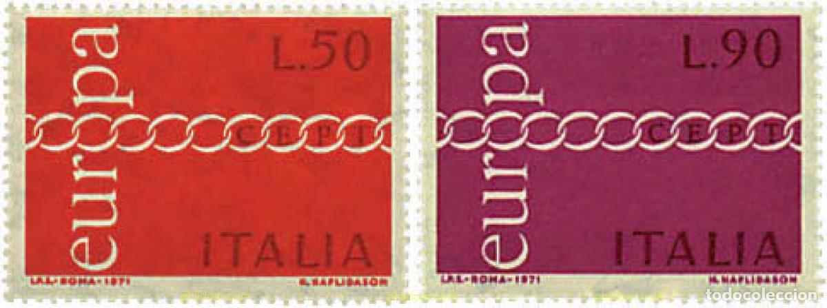Francobolli: 62199 MNH ITALIA 1971 EUROPA CEPT. FRATERNIDAD Y COOPERACION