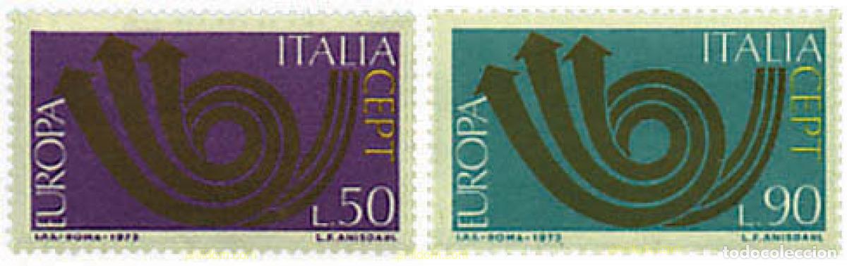 Sellos: 62243 MNH ITALIA 1973 EUROPA CEPT. COMUNICACIONES