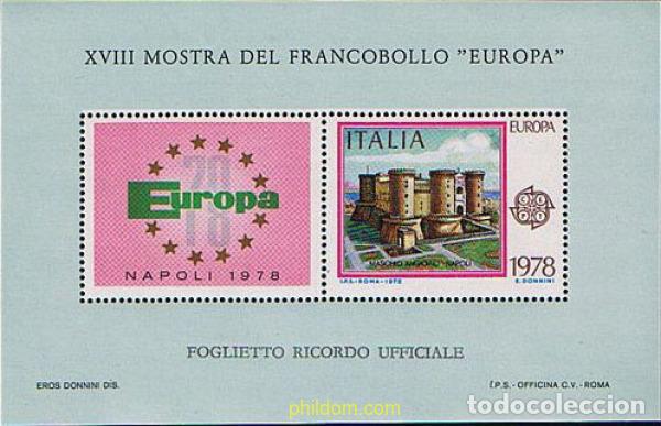Francobolli: 203518 MNH ITALIA 1978 EUROPA CEPT. ARQUITECTURA