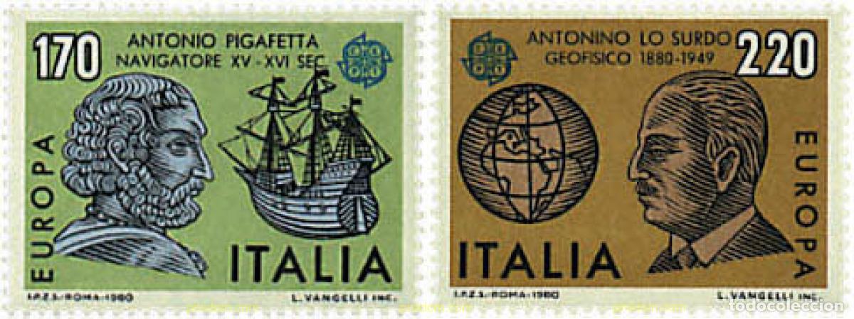 Francobolli: 62421 MNH ITALIA 1980 EUROPA CEPT. GENTE FAMOSA