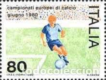 Sellos: ITALIA, 1980 SW1669 &rdquo;F&uacute;tbol: Campeonato de Europa Italia&acute;80&rdquo;./ Nuevo, sin charnela. MNH.