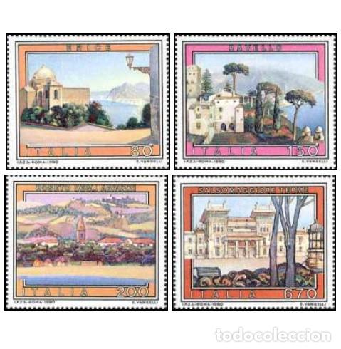 Sellos: ITALIA, 1980 SW1670/73 &rdquo;Turismo&rdquo;./ Nuevo, sin charnela. MNH.