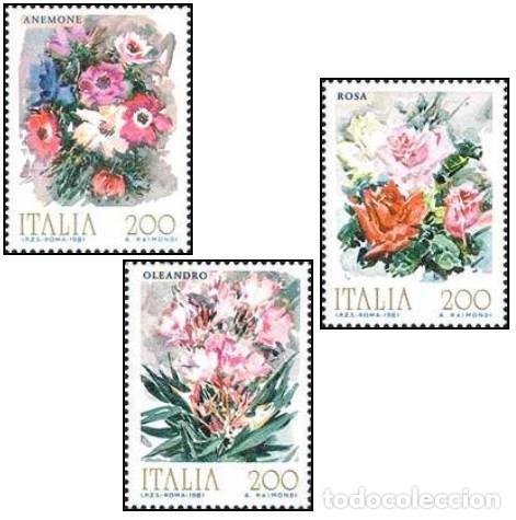 Francobolli: ITALIA, 1981 SW1721/23 &rdquo;Flores&rdquo;./ Nuevo, sin charnela. MNH.
