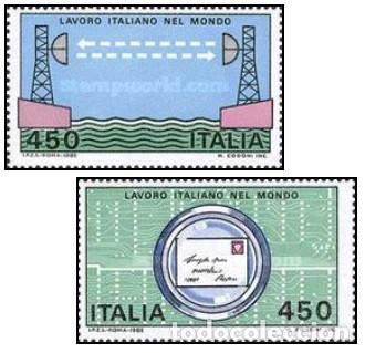 Stamps: ITALIA, 1982 SW1776/77 &rdquo;Obras italianas en el mundo&rdquo;./ Nuevo, sin charnela. MNH.