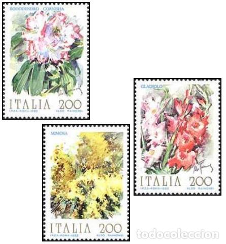 Stamps: ITALIA, 1983 SW1815/17 &rdquo;Flores&rdquo;./ Nuevo, sin charnela. MNH.