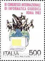 Selos: ITALIA, 1983 SW1821 &rdquo;Congreso de Informaci&oacute;n Jur&iacute;dica&rdquo;./ Nuevo, sin charnela. MNH.