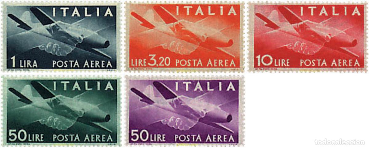 Sellos: 599904 HINGED ITALIA 1945 MOTIVOS VARIOS