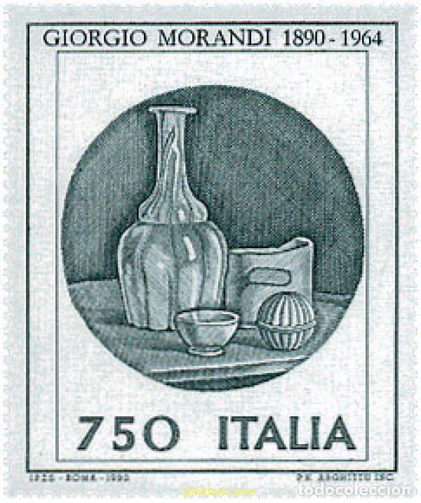 Sellos: 124661 MNH ITALIA 1990 CENTENARIO DEL NACIMIENTO DE GIORGIO MORANDI