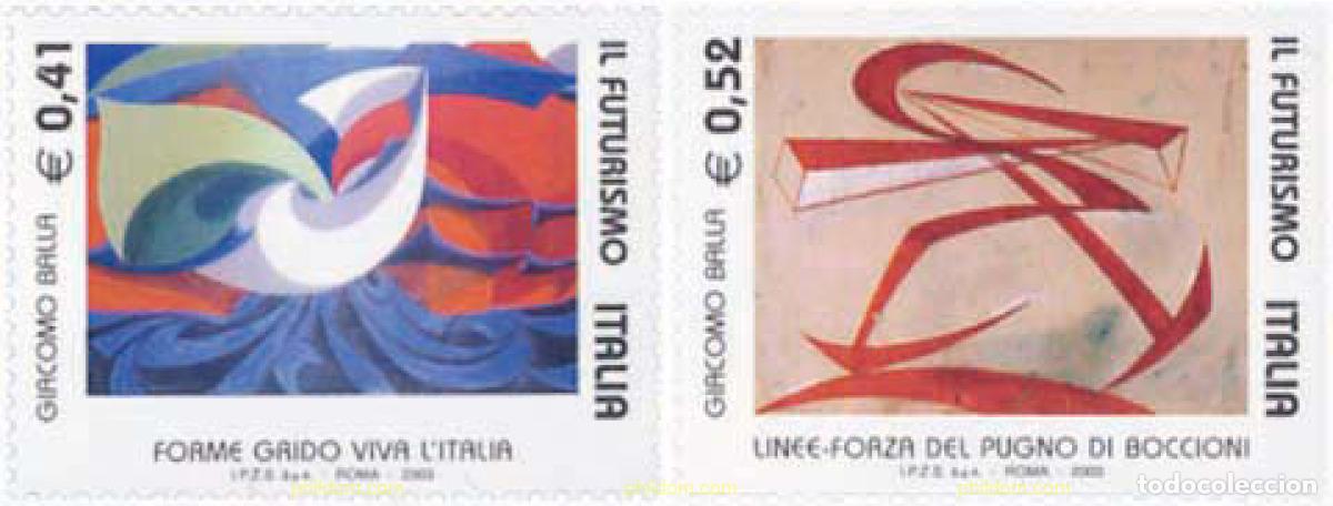 Sellos: 139619 MNH ITALIA 2003 EL FUTURISMO