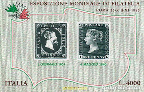 Sellos: 67056 MNH ITALIA 1985 ITALIA 85. EXPOSICION FILATELICA INTERNACIONAL
