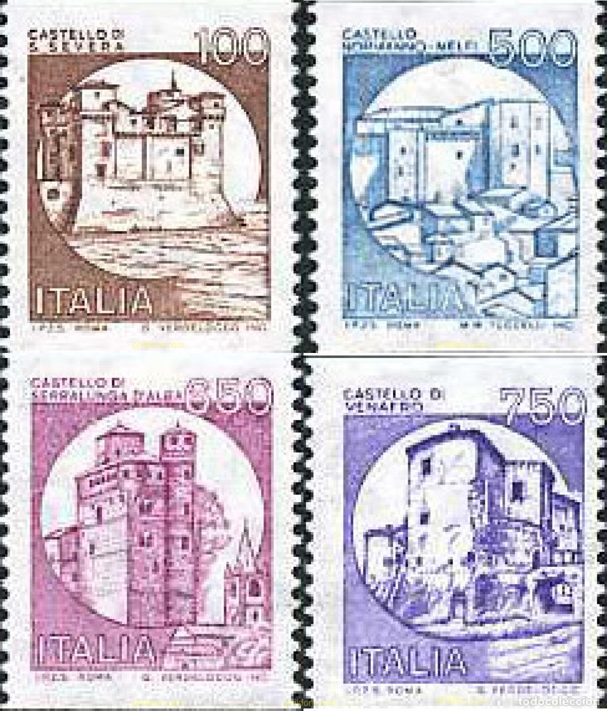 Sellos: 131527 MNH ITALIA 1988 CASTILLOS