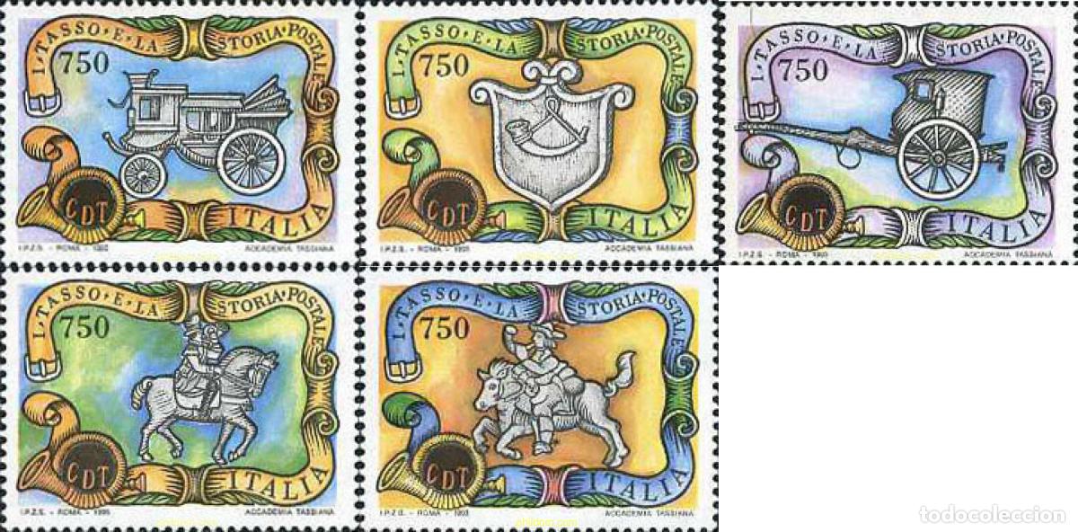 Francobolli: 67087 MNH ITALIA 1993 HISTORIA POSTAL. LA FAMILIA TOUR ET TASSIS