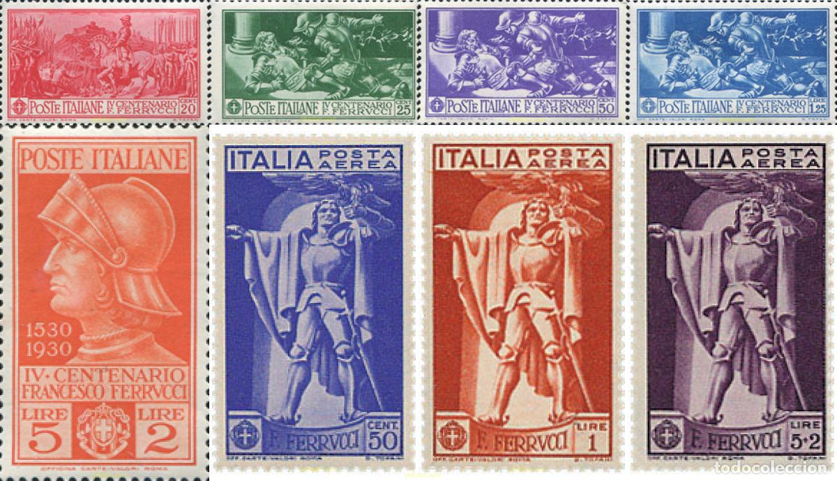 Francobolli: 66943 MNH ITALIA 1930 400 ANIVERSARIO DE LA MUERTE DE FRANCESCO FERRUCCI