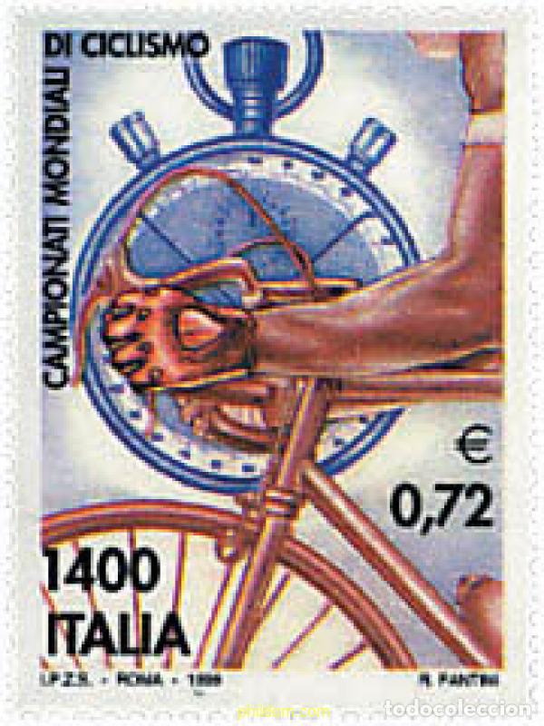 Sellos: 67122 MNH ITALIA 1999 CAMPEONATO MUNDIAL DE CICLISMO