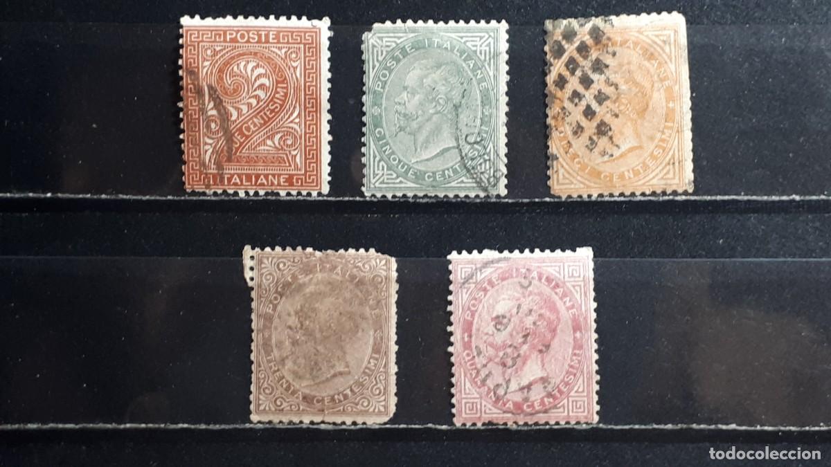 Francobolli: ITALIA. A&Ntilde;O 1863. &deg;. YVERT 13/5, 18/9.
