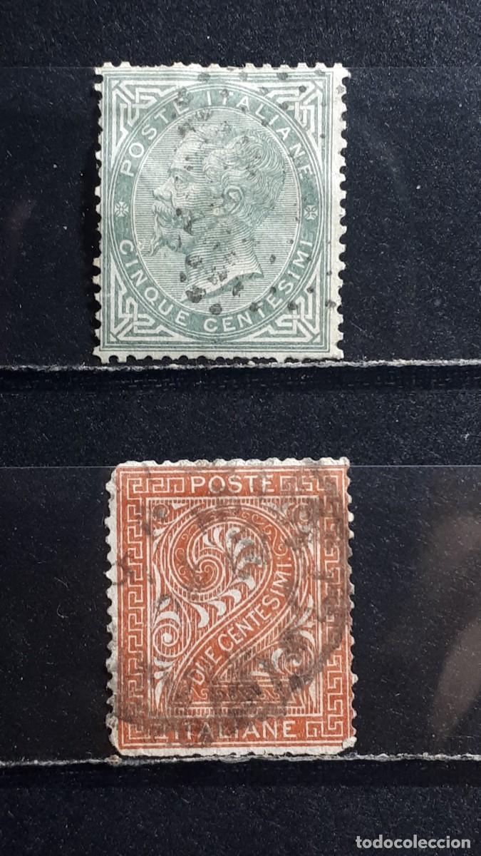 Selos: ITALIA. A&Ntilde;O 1863. &deg;. YVERT 13/4