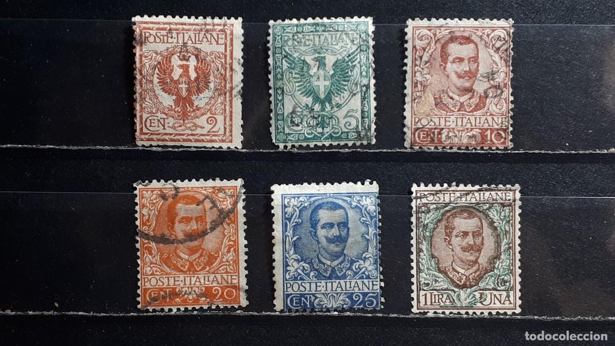 Francobolli: ITALIA. A&Ntilde;O 1901. &deg;. YVERT 65/9