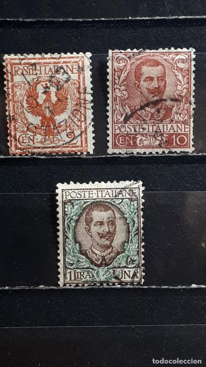Sellos: ITALIA. A&Ntilde;O 1901. &deg;. YVERT 65 67, 73