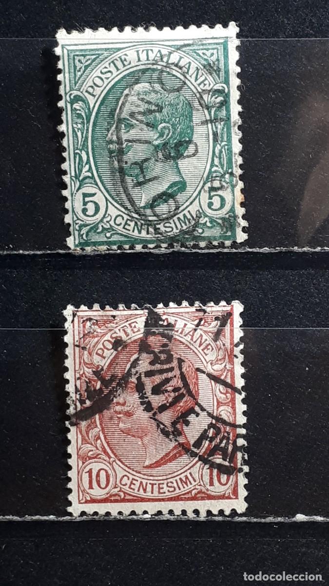 Sellos: ITALIA. A&Ntilde;O 1906. &deg;. YVERT 76/7