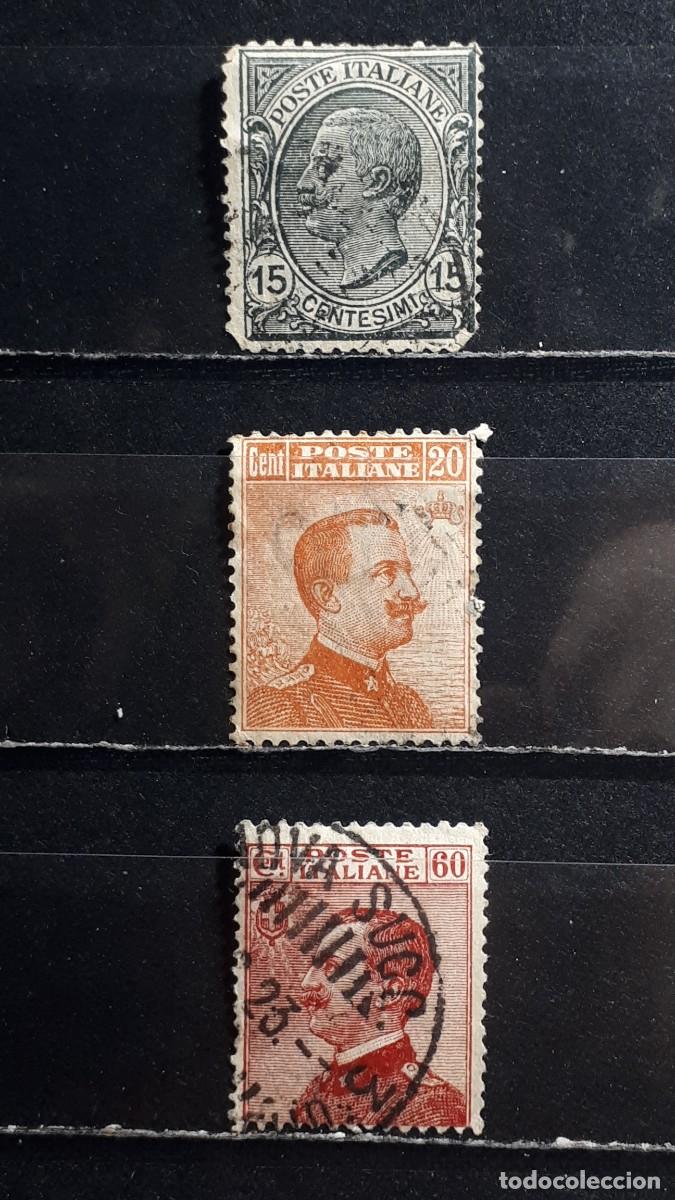 Sellos: ITALIA. A&Ntilde;O 1917. &deg;. Yvert 104/5, 108