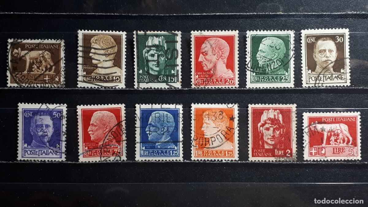 Timbres: ITALIA. A&Ntilde;O 1929. &deg;. Yvert 224 226/30, 232/6. 230