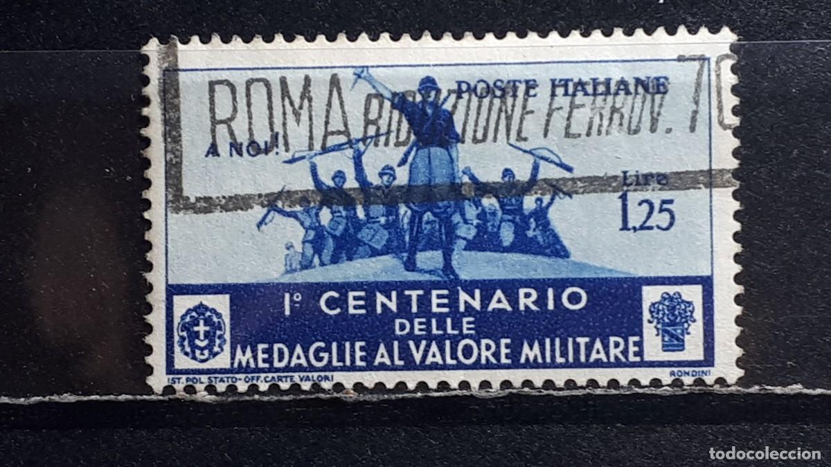 Sellos: ITALIA. A&Ntilde;O 1934. &deg;. Yvert 353