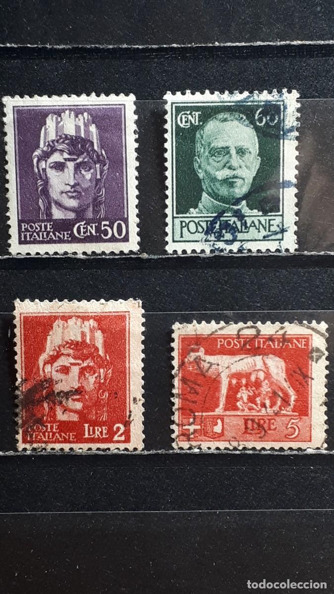 Selos: ITALIA. A&Ntilde;O 1945. &deg;. Yvert 465/6, 475/6