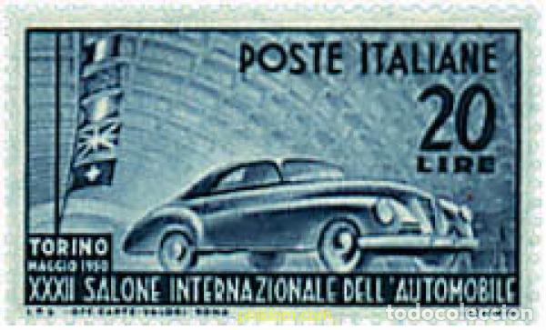 Timbres: 42251 MNH ITALIA 1950 32 SALON INTERNACIONAL DEL AUTOMOVIL