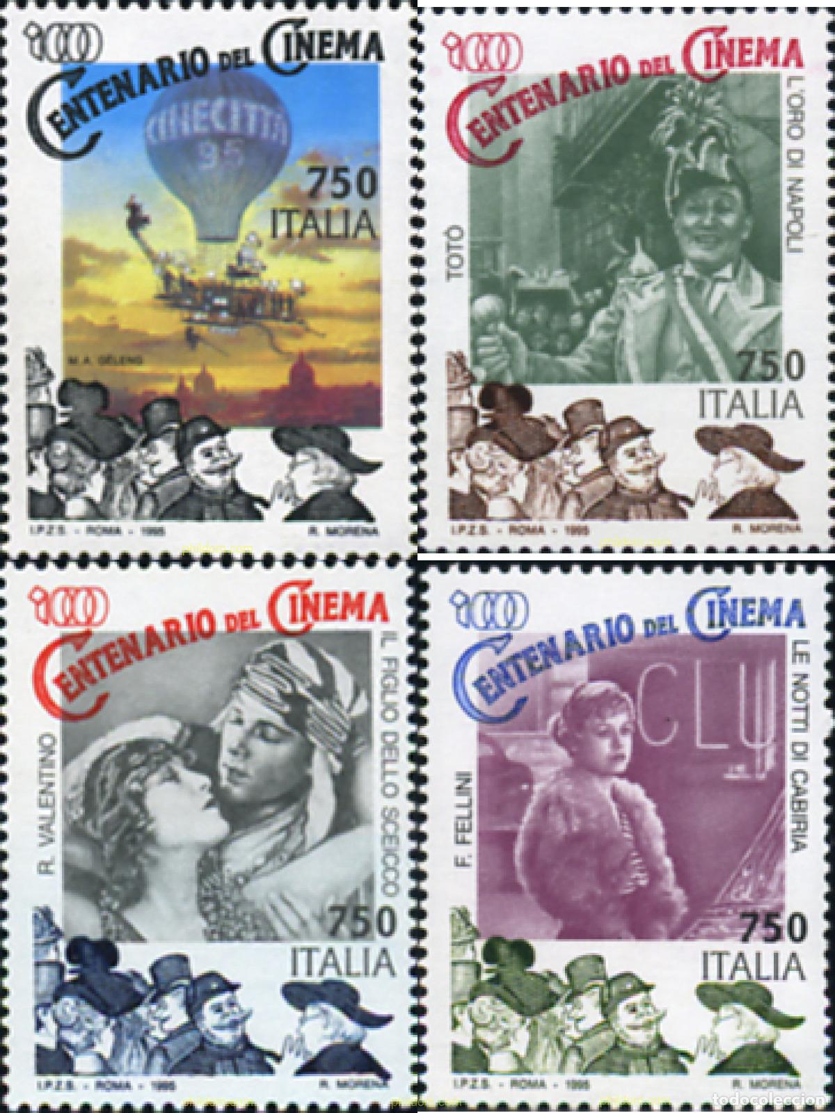 Stamps: 42307 MNH ITALIA 1995 100 ANIVERSARIO DEL CINE