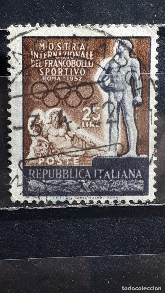 Sellos: ITALIA. A&Ntilde;O 1952. &deg;. Yvert 622