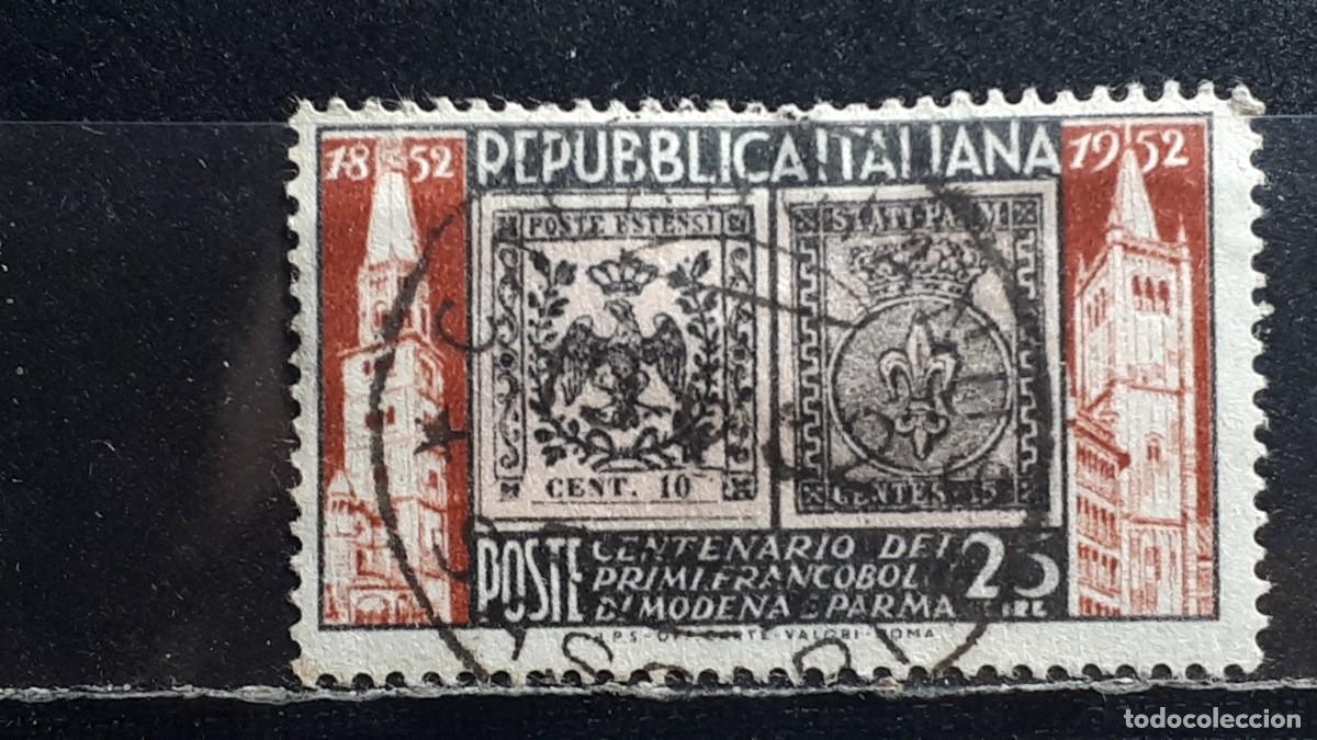 Sellos: ITALIA. A&Ntilde;O 1952. &deg;. Yvert 627
