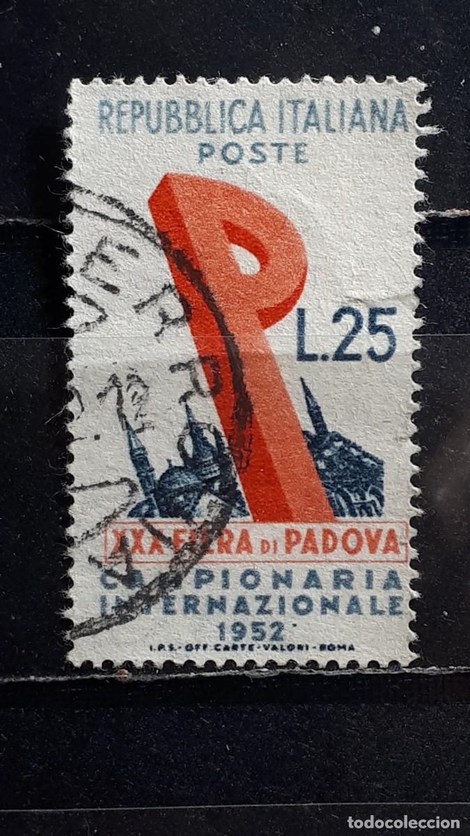 Sellos: ITALIA. A&Ntilde;O 1952. &deg;. Yvert 632