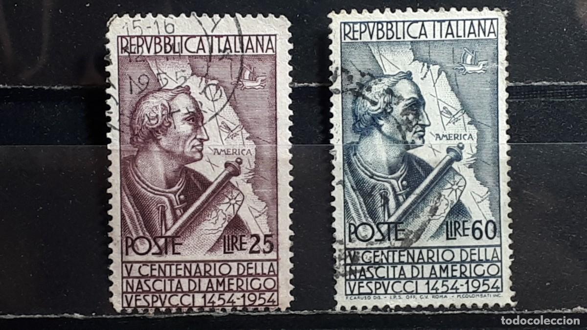 Sellos: ITALIA. A&Ntilde;O 1954. &deg;. Yvert 686/7