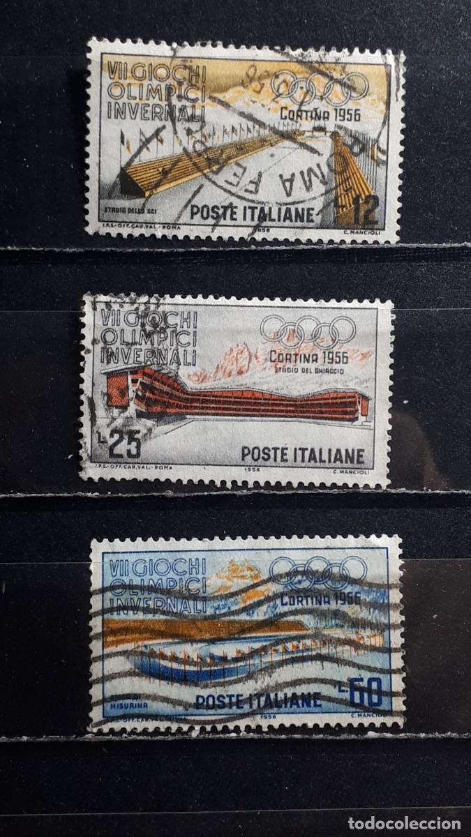Sellos: ITALIA. A&Ntilde;O 1956. &deg;. Yvert 721/3