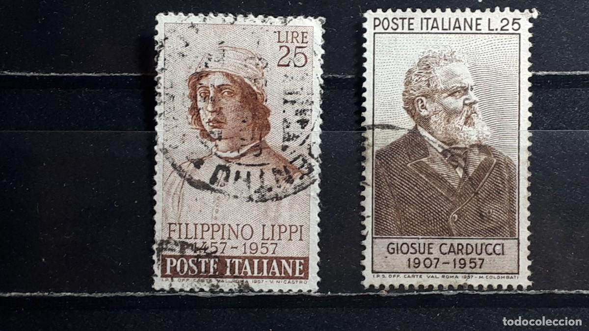 Briefmarken: ITALIA. A&Ntilde;O 1957. &deg;. Yvert 746/7