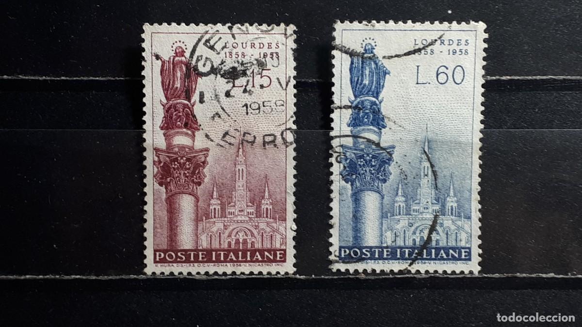 Briefmarken: ITALIA. A&Ntilde;O 1958. &deg;. Yvert 754/5