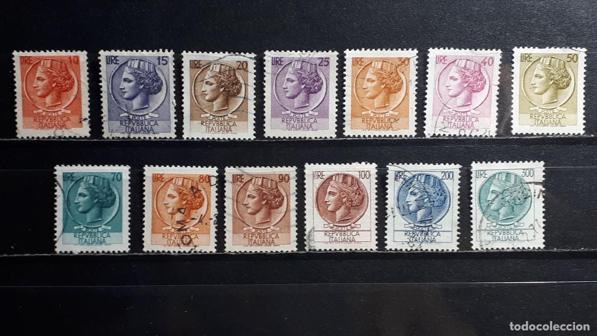 Sellos: ITALIA. A&Ntilde;O 1968. &deg;. Yvert 996/1002, 1004/7, 1009/10.