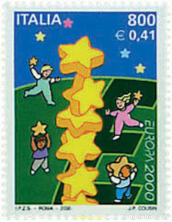 Sellos: 77128 MNH ITALIA 2000 EUROPA CEPT. CONSTRUCCION EUROPEA