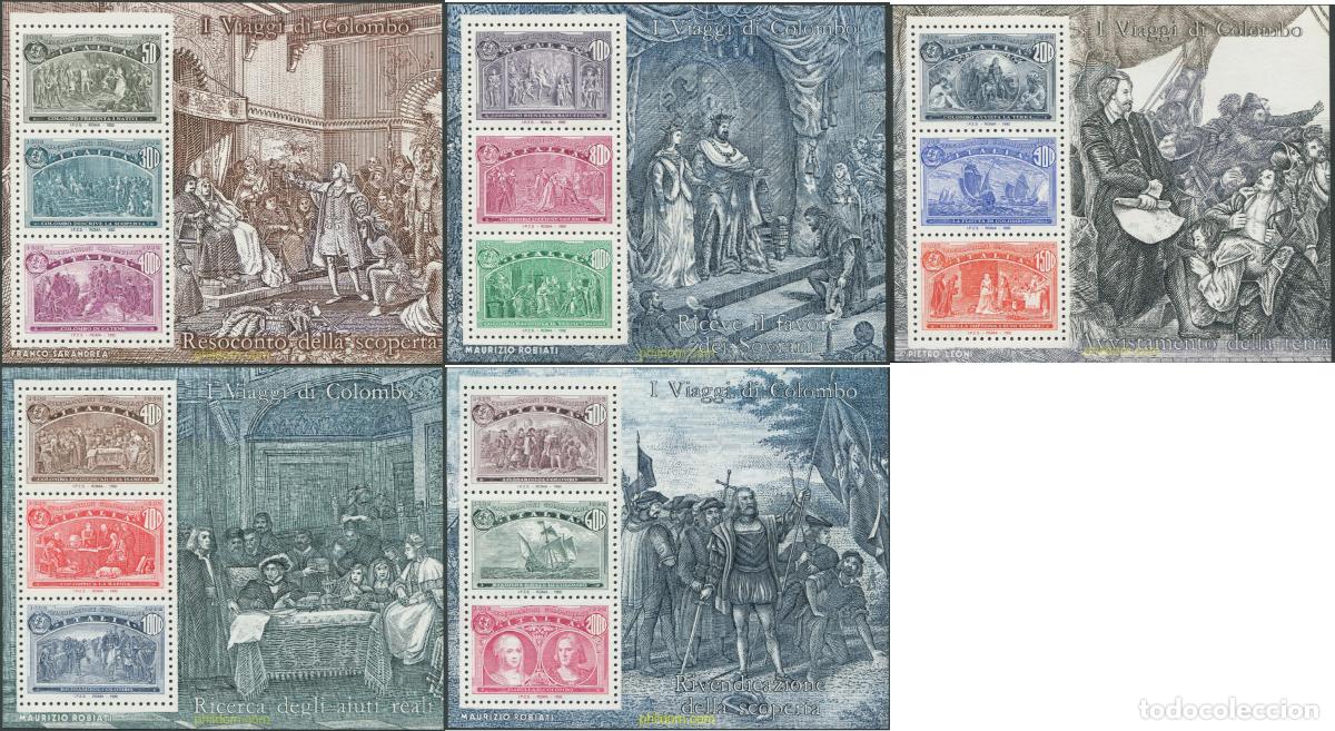 Sellos: 667465 MNH ITALIA 1992 500 ANIVERSARIO DEL DESCUBRIMIENTO DE AMERICA