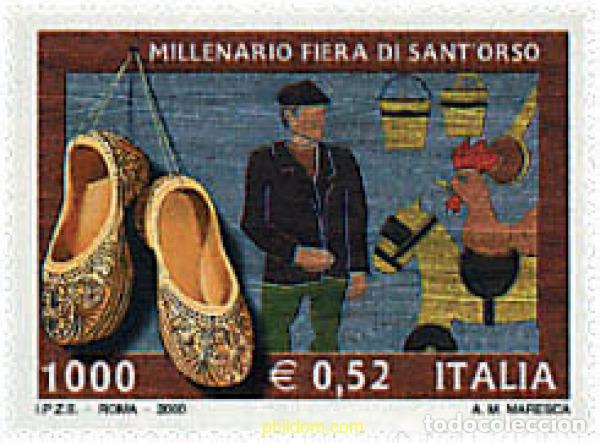 Sellos: 52143 MNH ITALIA 2000 MILENARIO DE LA FERIA DE SAN ORSO
