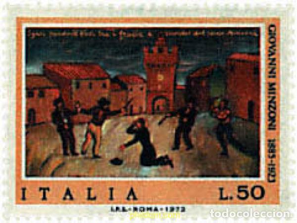 Stamps: 52393 MNH ITALIA 1973 50 ANIVERSARIO DE LA MUERTE DE DON GIOVANNI MINZONI