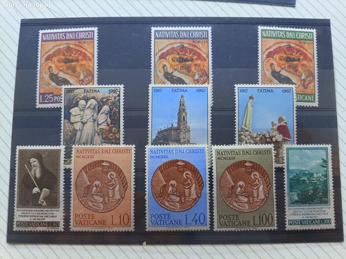 Selos: VATICANO, LOTE DE SELLOS NUEVOS PERFECTOS