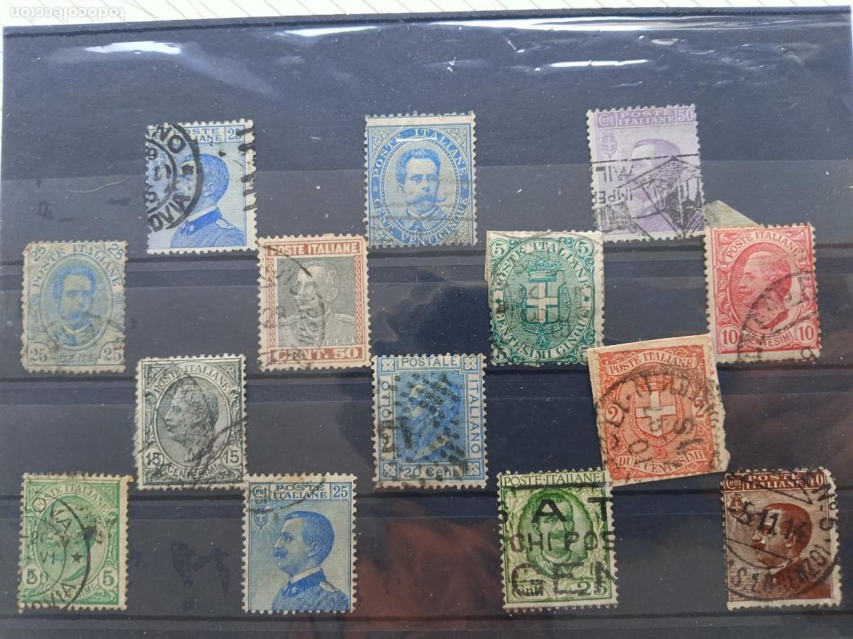 Stamps: Italia. Lote de sellos antiguos
