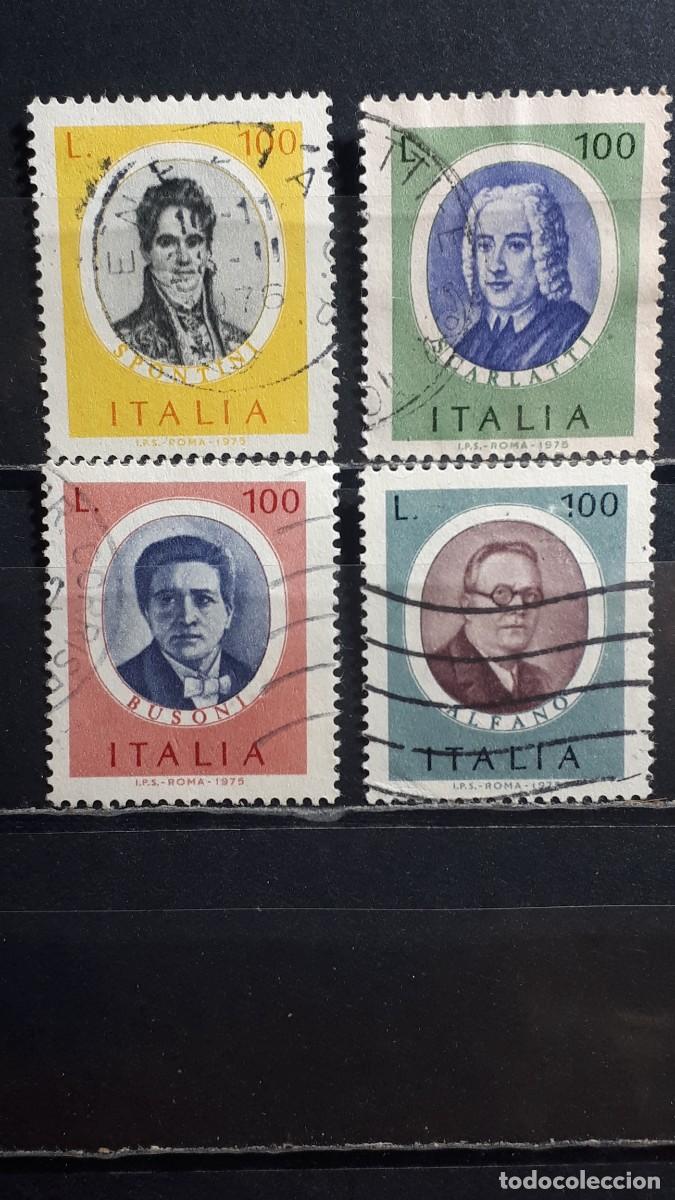 Selos: ITALIA. A&Ntilde;O 1975. &deg;. YVERT 1240/4. Falta 1242