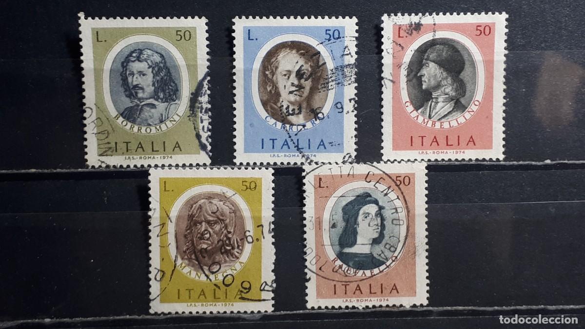 Selos: ITALIA. A&Ntilde;O 1974. &deg;. YVERT 1175/9
