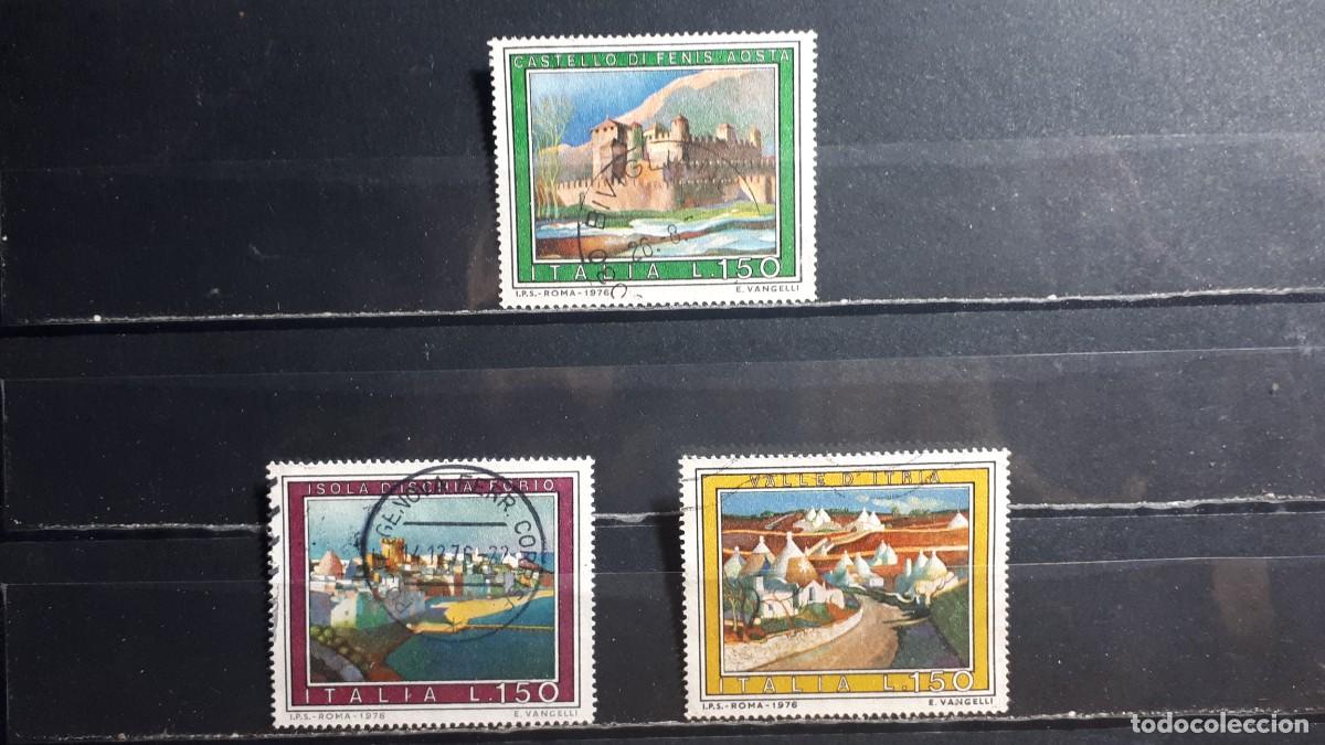 Selos: ITALIA. A&Ntilde;O 1976. &deg;. YVERT 1259/61