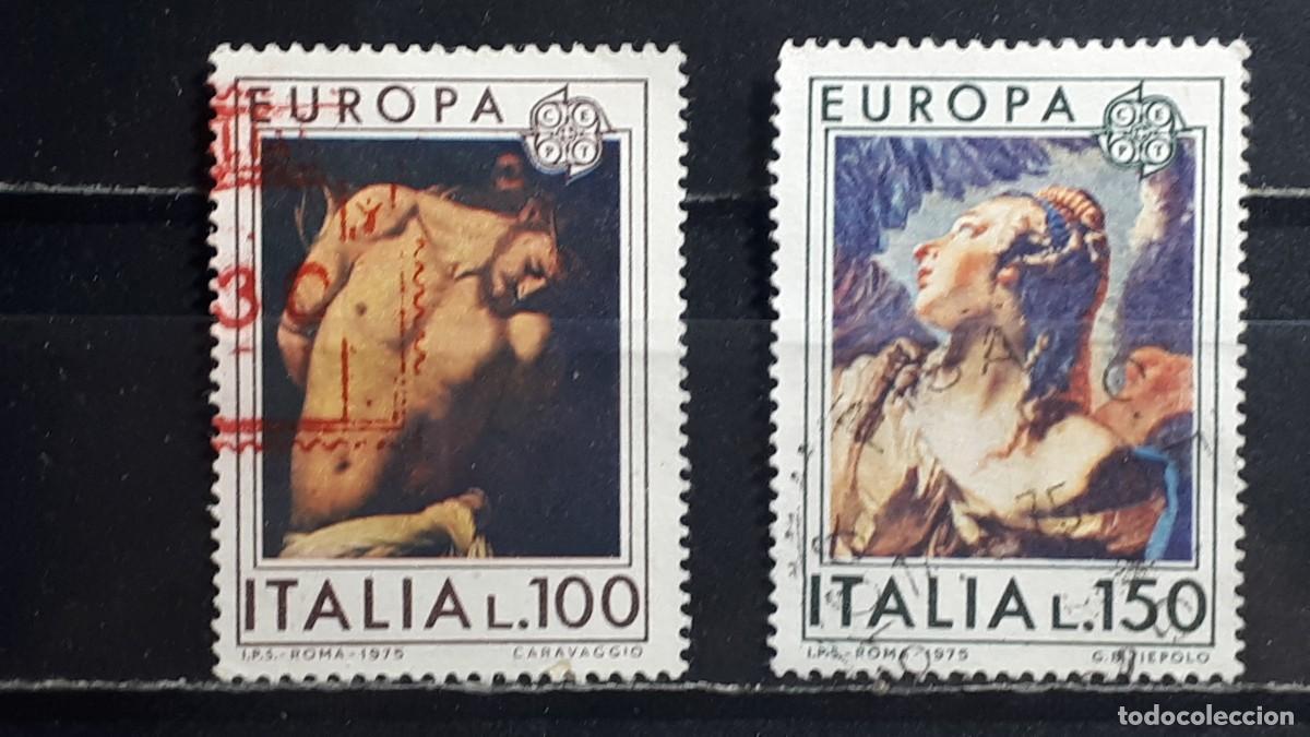 Sellos: ITALIA. A&Ntilde;O 1975. &deg;. YVERT 1222/3