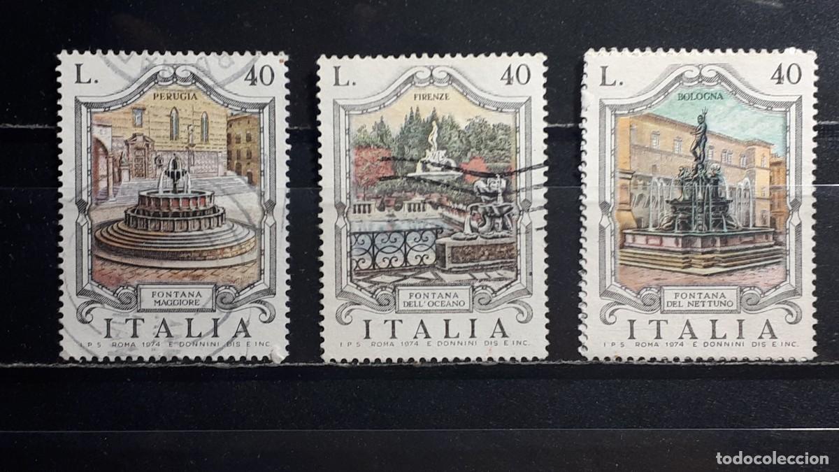 Sellos: ITALIA. A&Ntilde;O 1974. &deg;. YVERT 1199/201