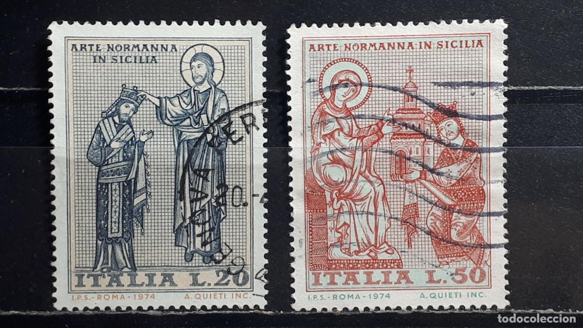 Sellos: ITALIA. A&Ntilde;O 1974. &deg;. YVERT 1168/9